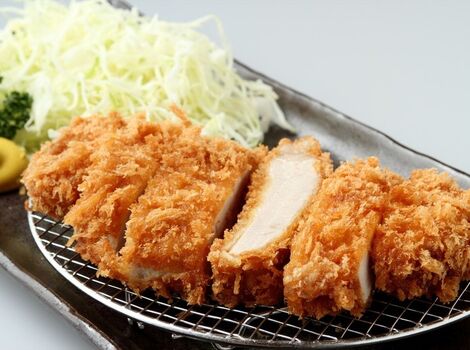 切ったとんかつ